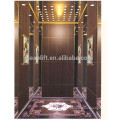 High quality villa elevator with rose golden cabin